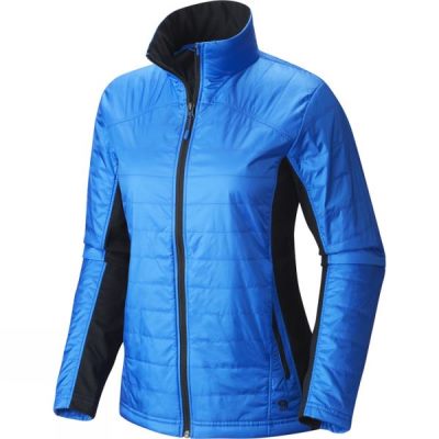 Chaquetas Mountain Hardwear WinterActive Hybrid Mujer Azules / Negras - Chile TAO207691